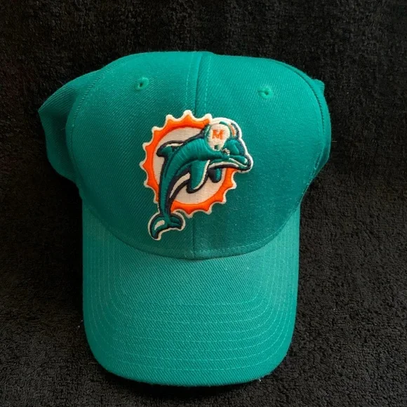 New Vintage 1999 NFL Miami Dolphins Sideline Adjustable Hat - Picture 1 of 8